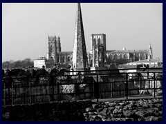 Views from Cliffords Tower- St Mary's Church, York Minster